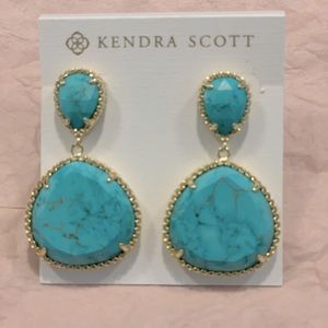 Kendra Scott Turquoise drop earrings